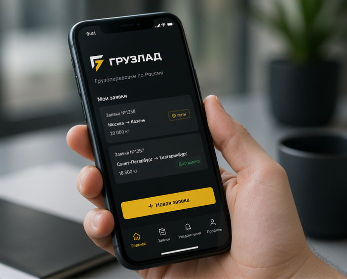 Мобильное приложение ГРУЗЛАД